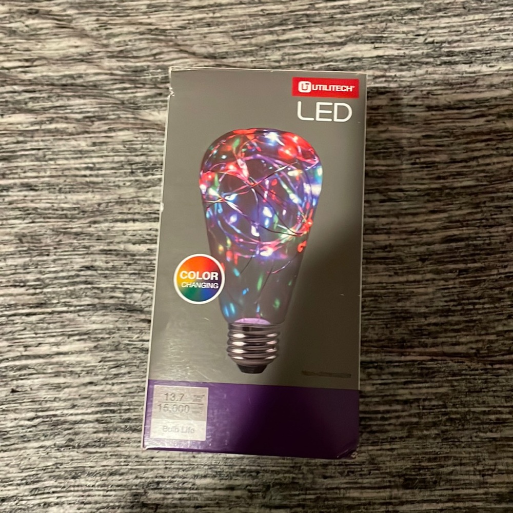 Led light bulb. Fits in any light socket